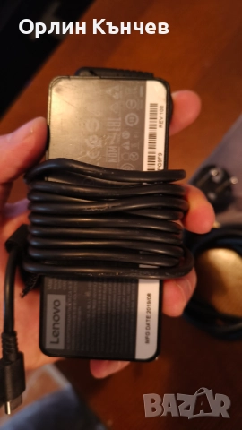 Оригинални Зарядни Type-C 65W - DELL, Lenovo , снимка 3 - Лаптоп аксесоари - 52977736