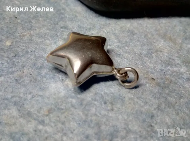 ЗВЕЗДОВИДНА СРЕБЪРНА ВИСУЛКА СРЕБРО 925 АРТ МЕДАЛЬОН ФИНА РЪЧНА ИЗРАБОТКА 40908, снимка 9 - Колиета, медальони, синджири - 48987322