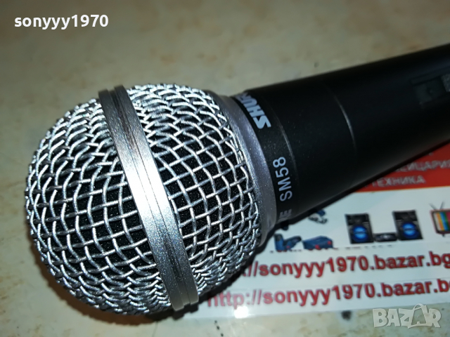 SHURE SM58 PROFI MIC-ВНОС SWISS 0504221037, снимка 2 - Микрофони - 36349377
