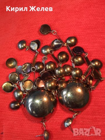 ЗЛАТИСТИ АРТИСТИЧНИ МЕСИНГОВИ ВИНТИДЖ АРТ ОБЕЦИ 38717 , снимка 6 - Обеци - 41761501