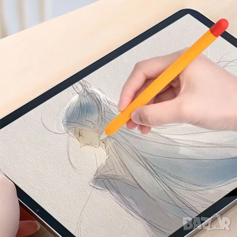 Силиконов калъф за Apple Pencil 2nd Generation, снимка 3 - Калъфи, кейсове - 51834916