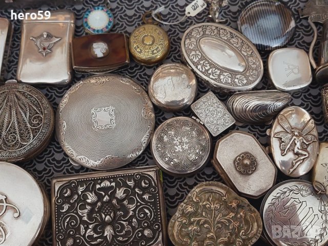 Лот от сребърни кутийки и др. артикули/сребро 800-925/, снимка 10 - Антикварни и старинни предмети - 41488092