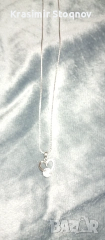 Сребърно колие сърце Priscilla+гривна сърце Love Annunziata+ пръстен!!, снимка 3 - Гривни - 53129010