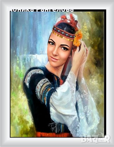 Портрети на фолклорна тематика с носии