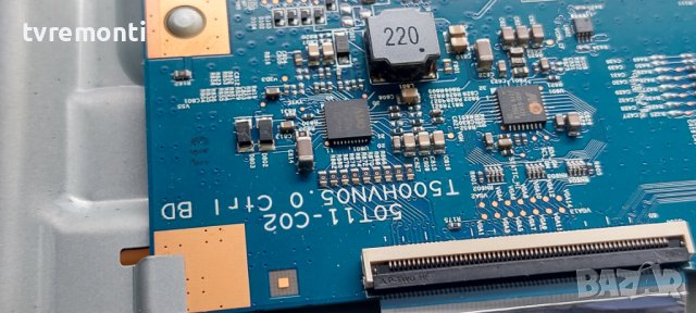 TCON BOARD ,T500HVN05.0 Ctrl BD,50T11-C02, SAMSUNG UE40F5700S DISPLAY HF420BGA-B1, снимка 3 - Части и Платки - 40367764