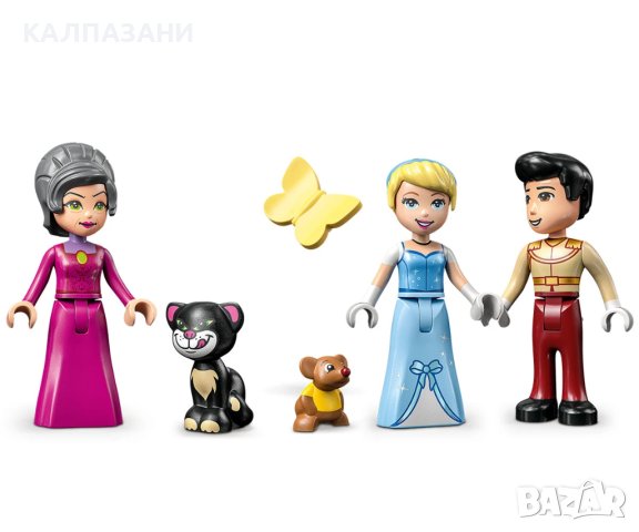 LEGO® Disney Princess™ 43206 - Замъкът на Пепеляшка и Чаровния принц, снимка 5 - Конструктори - 44336364