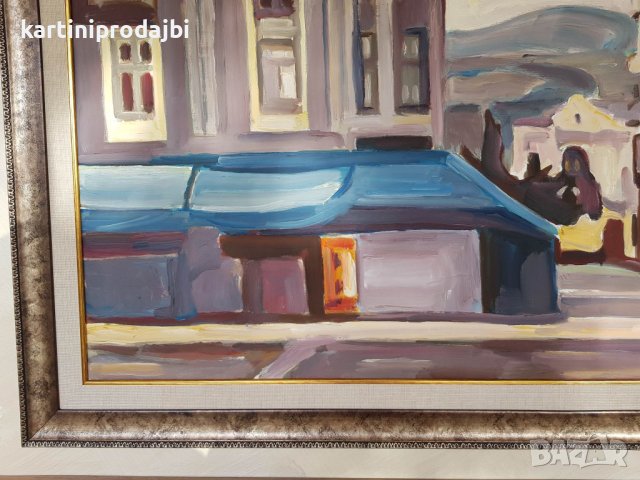 Маслена картина " Изглед от града ", снимка 12 - Картини - 24517015