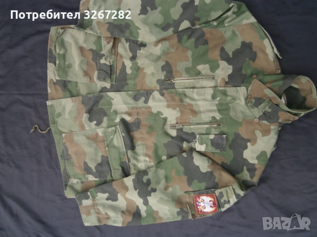 Куртка,Военна,Камуфлаж,Маскировъчна, Сърбия, снимка 15 - Антикварни и старинни предмети - 53614977