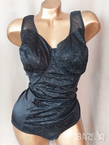  Резервирани 105 D Черно еластично боди , снимка 1