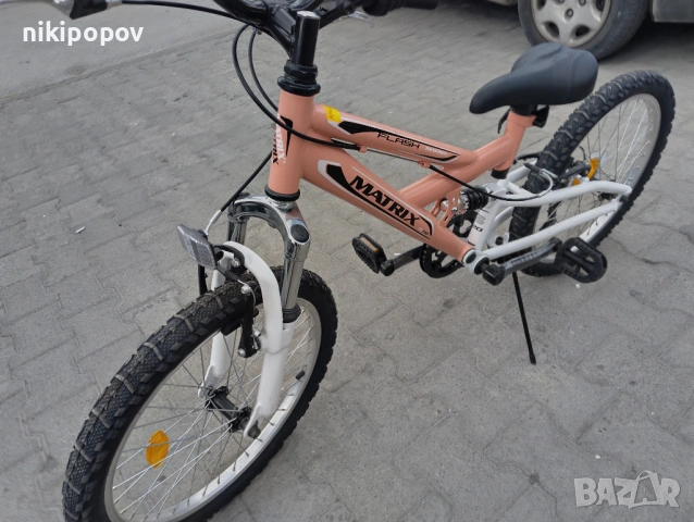 MATRIX Велосипед 20" FLASH розов, снимка 10 - Велосипеди - 53838930