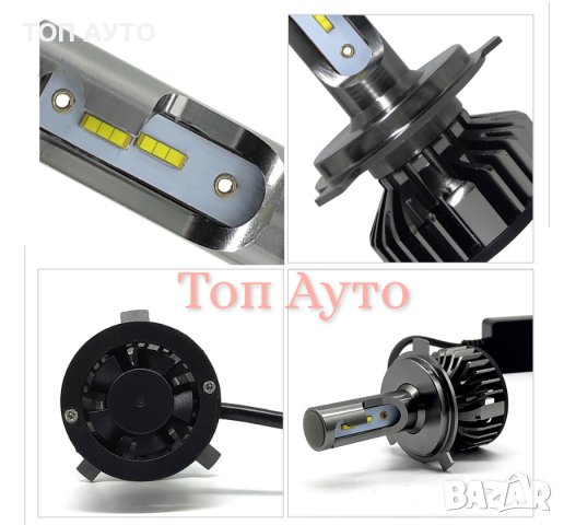 Лед Крушки Н1 Н3 Н4 Н7 Н8/9/11 CSP Диоди 6000К 12-24V, снимка 5 - Аксесоари и консумативи - 41037751