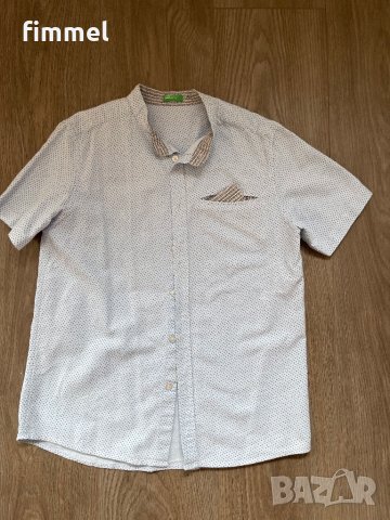 Риза Benetton, 10-11 год, снимка 6 - Детски ризи - 39394754