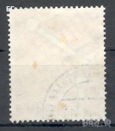 ГФР, 1955 г. - единична марка с печат, ЖП, 1*13, снимка 2 - Филателия - 39841998