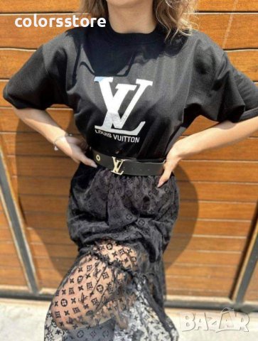 Черен сет Louis vuitton  код D110TY, снимка 2 - Комплекти - 41760993