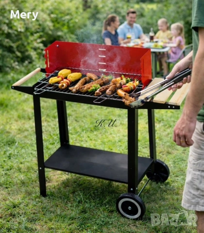 Голямо градинско барбекю , снимка 2 - Барбекюта - 53838355