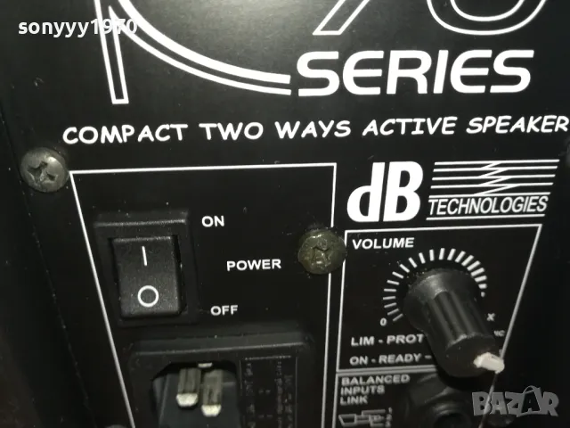 DB K70 ACTIVE SPEAKER-220V MADE IN ITALY-ВНОС SWISS 0801251539, снимка 5 - Тонколони - 48601154