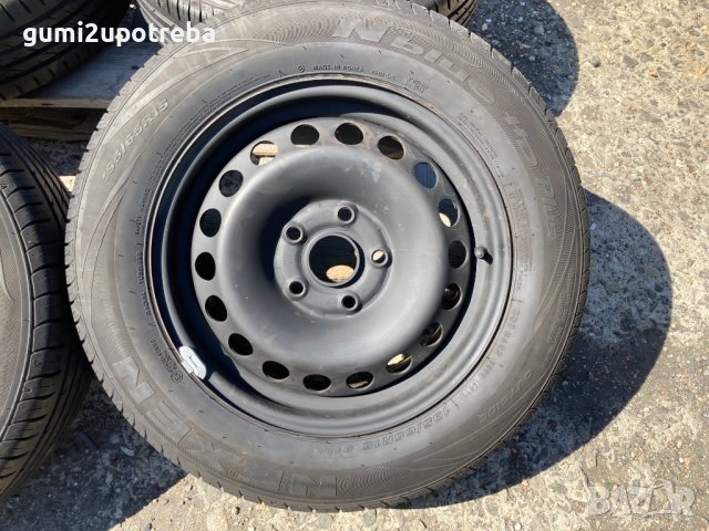 15 цола джанти 5х112 VW Golf 5 6 Голф 5 6 гуми 195/65/15 Nexen 6+мм, снимка 2 - Гуми и джанти - 41781334