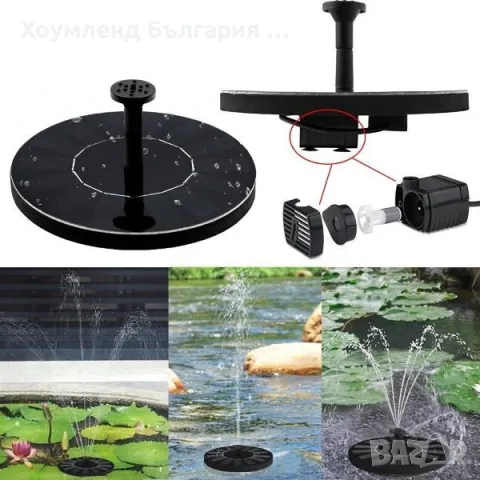 Страхотно! Соларен фонтан - градински фонтан, снимка 11 - Други - 48768004