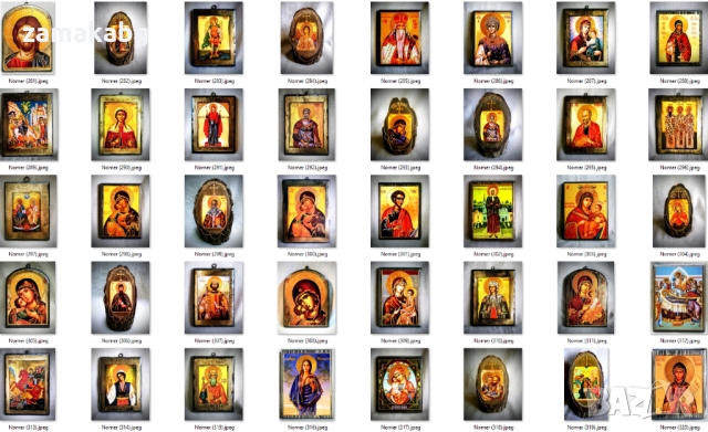 Уникални ръчно изработени репродукции на икони върху естествено дърво, снимка 9 - Икони - 35717175