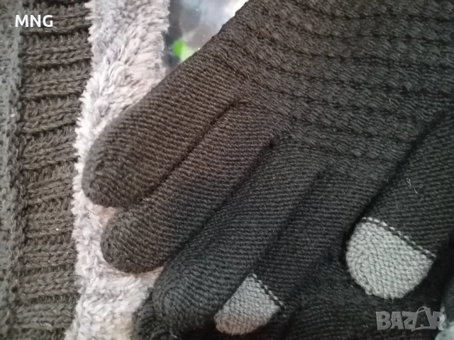 Мъжки комплекти- шапка,шал и ръкавици, снимка 4 - Шапки - 52463841