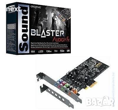 Звукова карта Creative Sound Blaster Audigy Fx 5.1 PCIe + Гаранция, снимка 3 - Други - 40708477