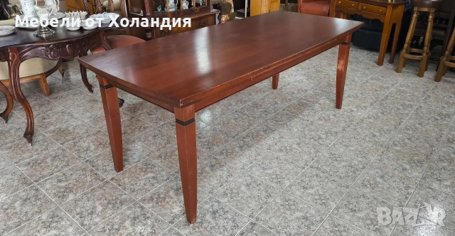 Голяма разтегателна трапезна маса от дъб, снимка 7 - Маси - 53201601