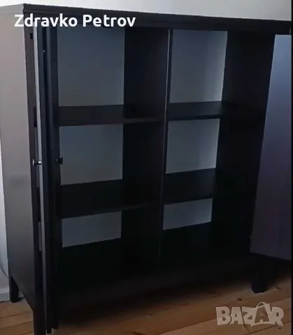 Шкаф със сгъваеми врати IKEA Idanäs 121x135 и скрин с 6 шкафчета 162х95, снимка 3 - Шкафове - 56145347
