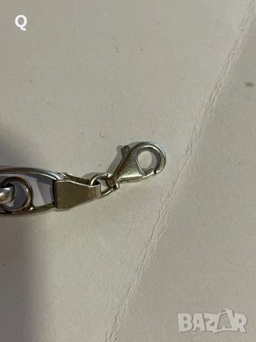 Сребърна мъжка гривна, проба 925 (21), снимка 3 - Гривни - 51110000