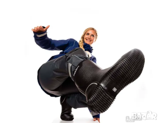 Dock Boot Lista Black - ботуши от гума и неопрен номер 39, снимка 4 - Дамски ботуши - 48744605