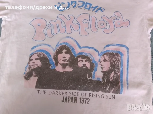 Оригинална тениска  Pink Floyd  1972 Japan (S), снимка 2 - Спортни дрехи, екипи - 55951312