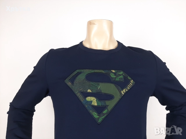 Iceberg x Superman - Оригинална мъжка блуза размер S-M, снимка 5 - Блузи - 52559447