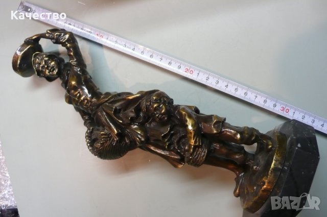 Статуетка-имитация на бронз , снимка 2 - Антикварни и старинни предмети - 35669702