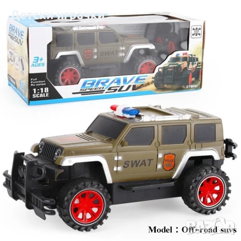 Радиоуправляема кола от серията Drive Suv 1:18 Swat, снимка 2 - Коли, камиони, мотори, писти - 52667515