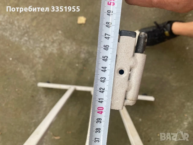 Сгъваема стойка за градинска маса, снимка 10 - Маси - 51187283