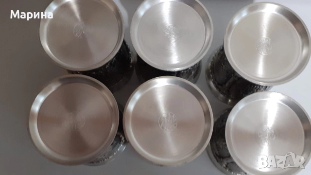 Немски чаши за вино и ракия 110 мл, Antik*Vintage #106, снимка 6 - Антикварни и старинни предмети - 52420113