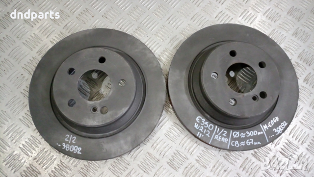 Задни дискове Mercedes E350 W212 2011г.	