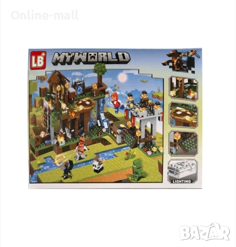 Конструктор Minecraft – 426 части със светещи елементи, снимка 2 - Конструктори - 51530816