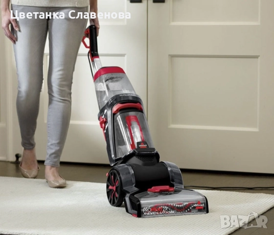 Перяща прахосмукачка за килими и тапицерия Bissell, Proheat, 2X Revolution, 2 ротационни четки , снимка 5 - Прахосмукачки - 52387647