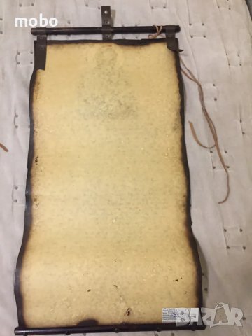 2 бр.еднакви пана„История“с икона „Паисий Хилендарски“,техника:пергамент,акрил, худ.Огнян Андреев , снимка 3 - Пана - 49193240