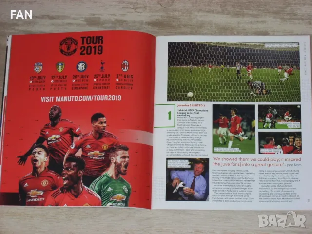 Манчестър Юнайтед - Барселона футболна програма Шампионска лига 2018/19 Лионел Меси, Луис Суарес, снимка 4 - Фен артикули - 47748732