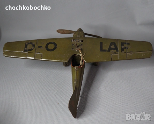 1930 Tippco Немска метална механична играчка модел самолет