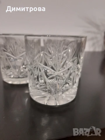 Кристални чаши за уиски и други, снимка 3 - Чаши - 50833450