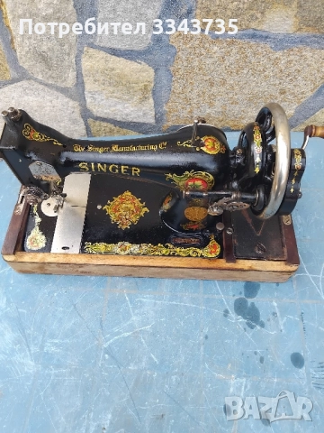 Антична шевна машина SINGER., снимка 2 - Шевни машини - 52517237
