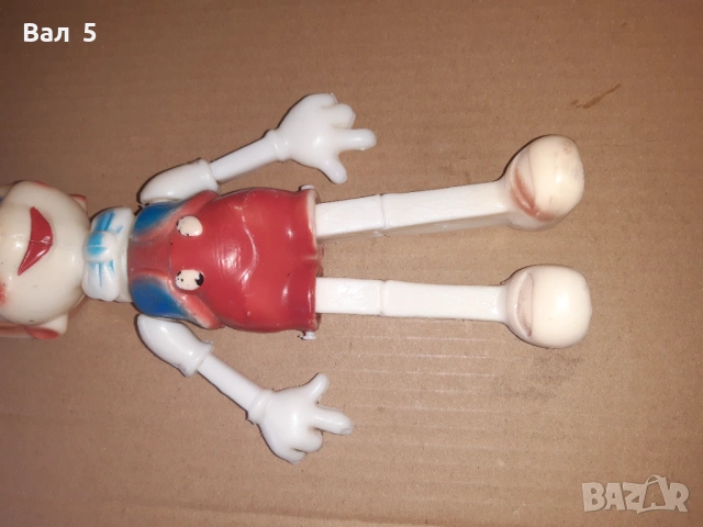 Стара соц играчка , кукла - ПИНОКИО , БУРАТИНО, снимка 3 - Антикварни и старинни предмети - 53665448