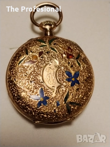 Златен часовник., снимка 4 - Антикварни и старинни предмети - 53285969