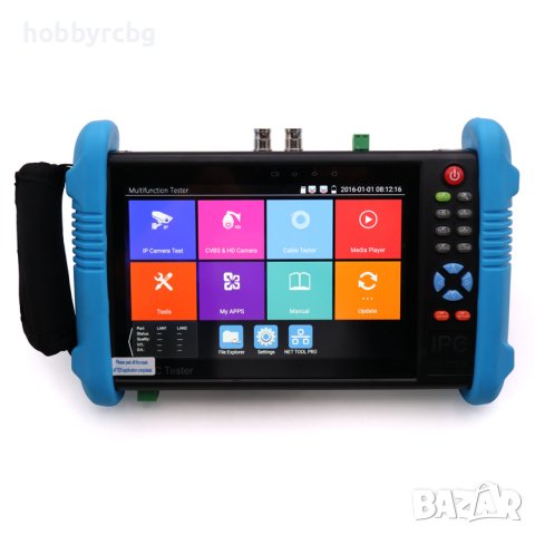 IPC-9800, Професионален CCTV тестер за камери с андроид, много екстри, снимка 1