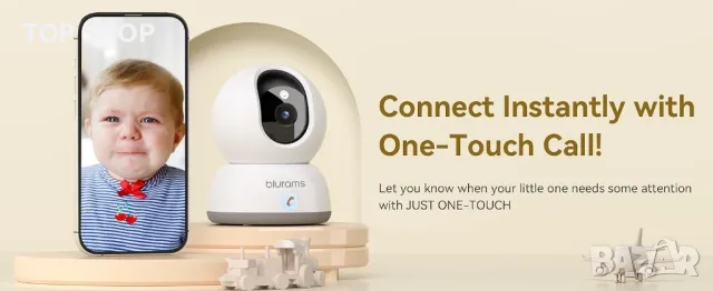 Камера blurams LUMI сприложение за телефонни разговори, 2K, снимка 11 - IP камери - 48501223