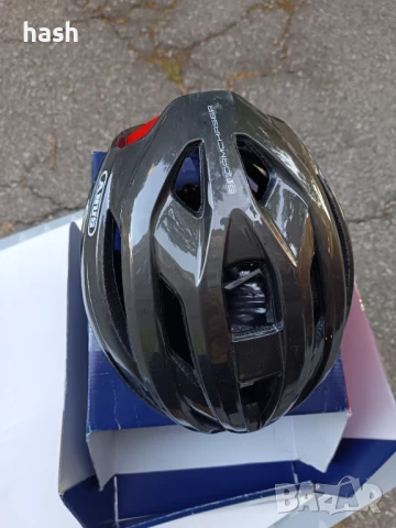 Каска ABUS StormChaser Racing - Аеродинамична професионална велосипедна каска, р-р L, снимка 10 - Спортна екипировка - 50828722