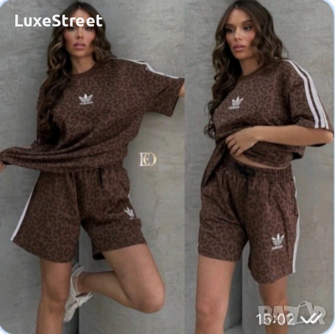 Adidas 🤎Дамски Комплект -L