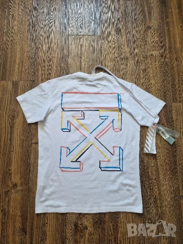 Страхотна мъжка тениска OFF WHITE  размер L / XL,нова с етикет, снимка 8 - Тениски - 51046985
